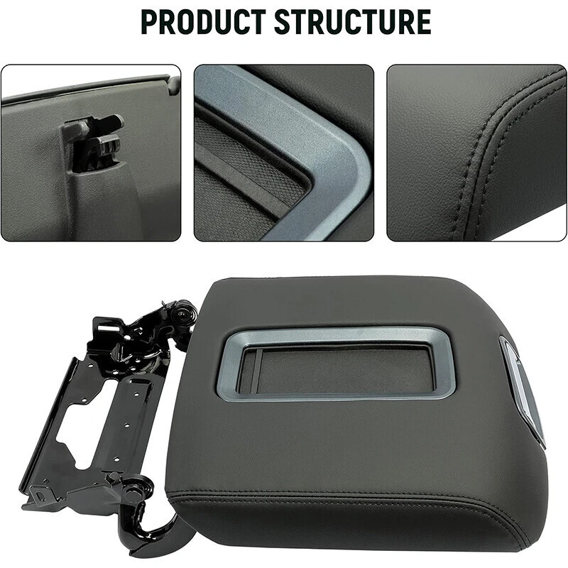 Center Console Armrest Lid For 2014-2019 Chevrolet Silverado GMC 1500 2500 3500 Foto 4 de 4