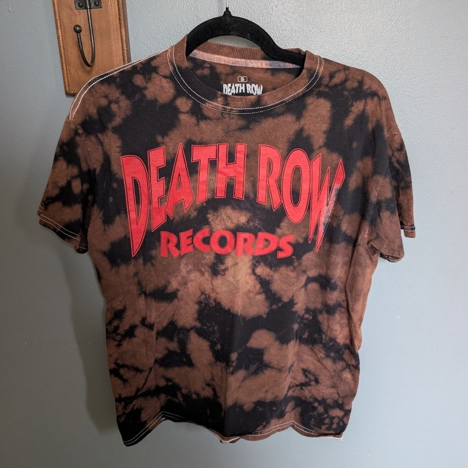 FILA T shirt Death Row Records tie dye maglietta adulto taglia small