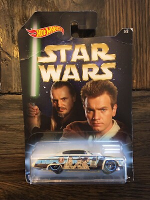 QUI-GON JINN OBI-WAN KENOBI Hot Wheels Star Wars 1/8 FISH'D CHIP'D 