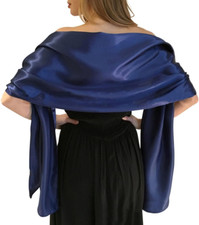 Shawls and Wraps for Evening Dresses Satin Shawl Wraps for Women Extra Long...