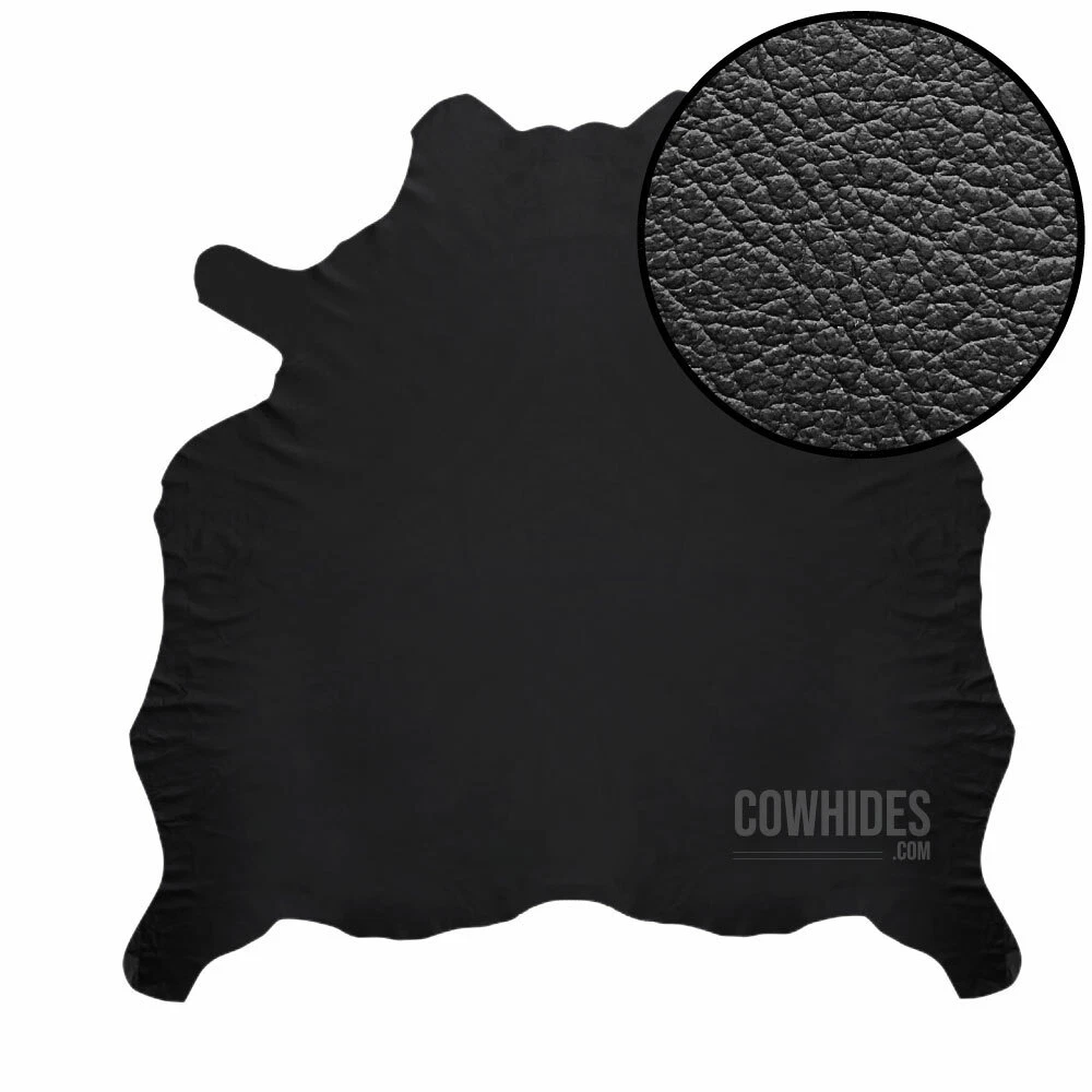 BLACK LEATHER HIDE SMOOTH WHOLE COWHIDE NAPPA Upholstery Auto Seat Car ASSORTED