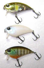 3 DUO REALIS LURES FLATSIDE SR 54 CRANKBAITS PRISM AYU NEO PEARL GHOST GILL