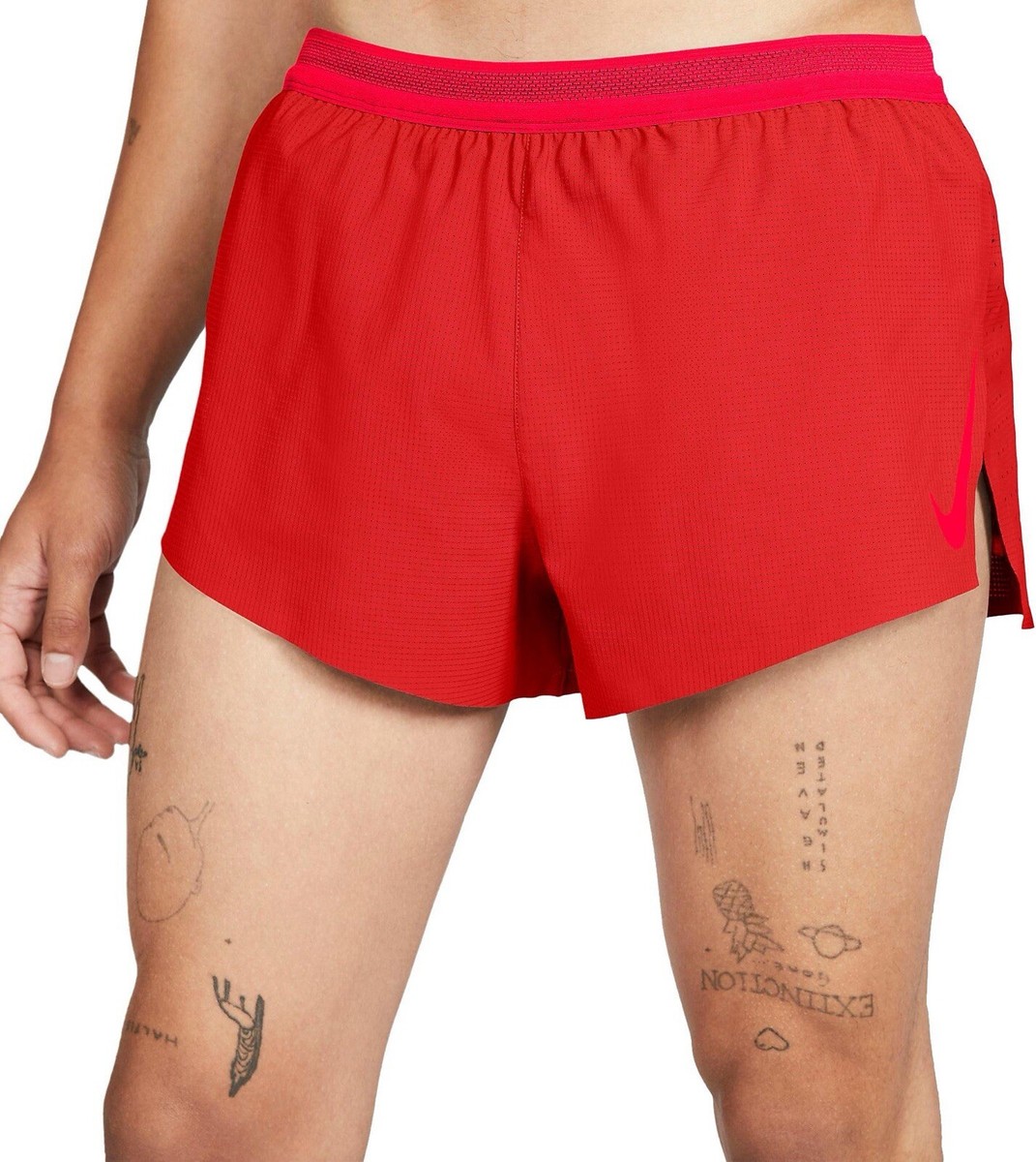 Nike Aeroswift 2” Crimson Orange Running Shorts Mens Size XXL New