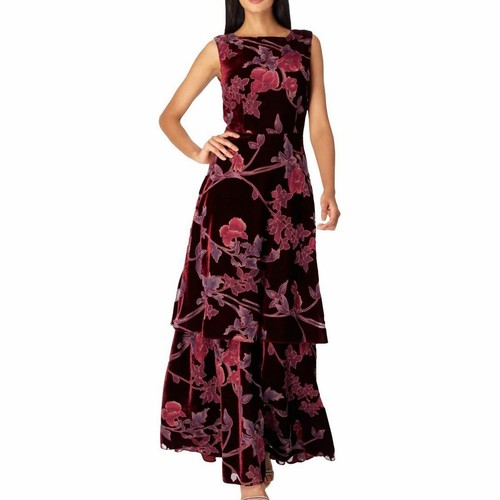 TAHARI ASL NEW Women's Floral-burnout 