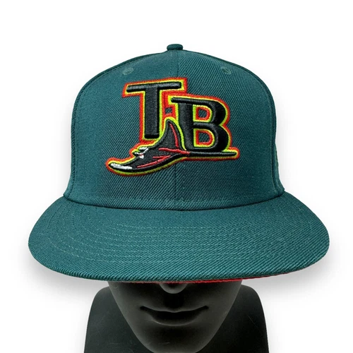Hat Club Exclusive Tampa Bay Rays New Era Fitted Hat 7 3/8 Watermelon 59Fifty
