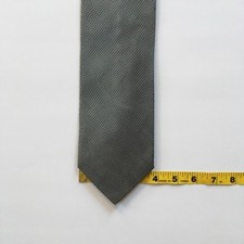 Giorgio Armani tie l 58" w 3.75" green 100 silk made in italy necktie pa0691