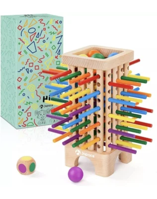 JAPACE Montessori Spiel , Geschicklichkeitsspiel, Ausdauerspiel, Holzspiel