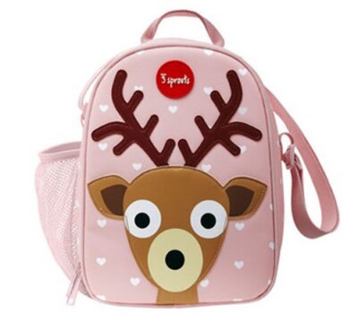 Adorable Deer Animal Face Lunch Bag for Kids - BRAND NEW