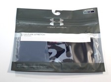 NWT set of 3 UNDER ARMOUR UA Pure stretch THONG underwear BLUE PRINT pink XS