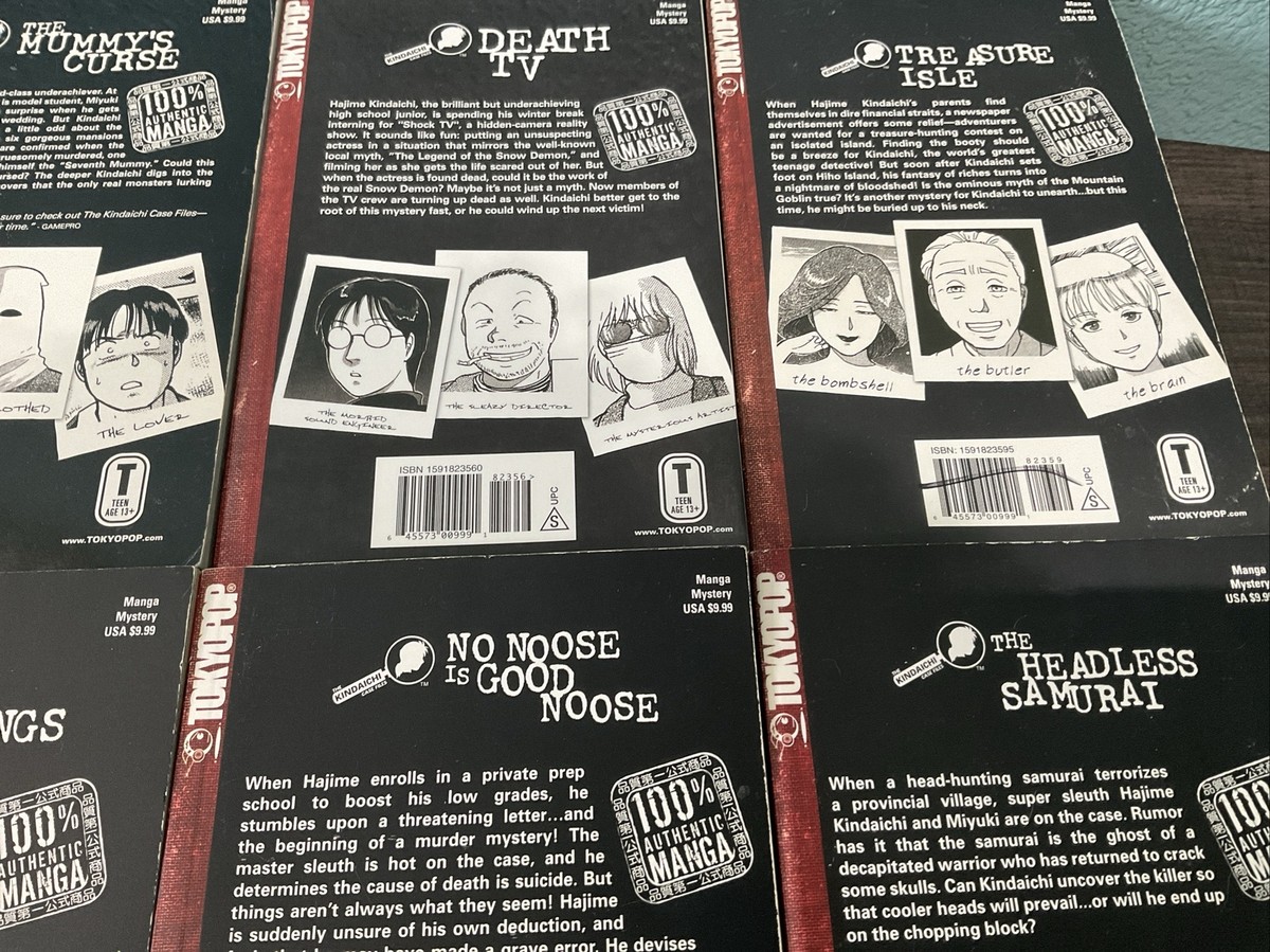 Kindaichi Case Files 1-3, 5-11,13 Manga Incomplete English 1st