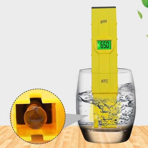 Yellow PH Test Pen Small Screwdriver Monitor 0.1PH Outdoor Living PH
