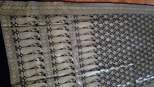 Banarasi Silk Saree Black Jal Zari Woven Unstitched Blouse Wedding Party Wear