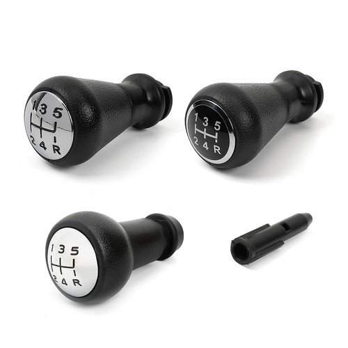 Car 5 Speed Gear Shift Knob Lever Stick With Adapter For Peugeot 206 306 307 308.jpg