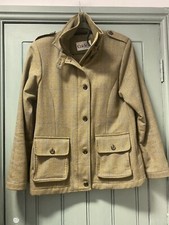 Ladies Caldene Tweed Coat, Jacket Size 14 100% Pure Wool Country Wear /outdoors 