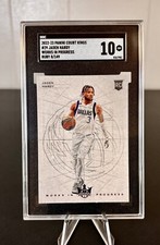 2022-23 Panini Court Kings #29 Jaden Hardy Works In Progress RC RUBY /149 SGC 10