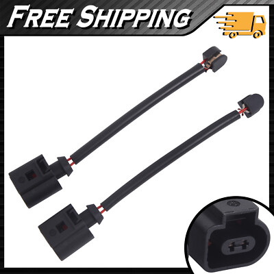 95861236550 New 2Pcs Rear Brake Pad Wear Sensor Fits Porsche Cayenne VW Touareg