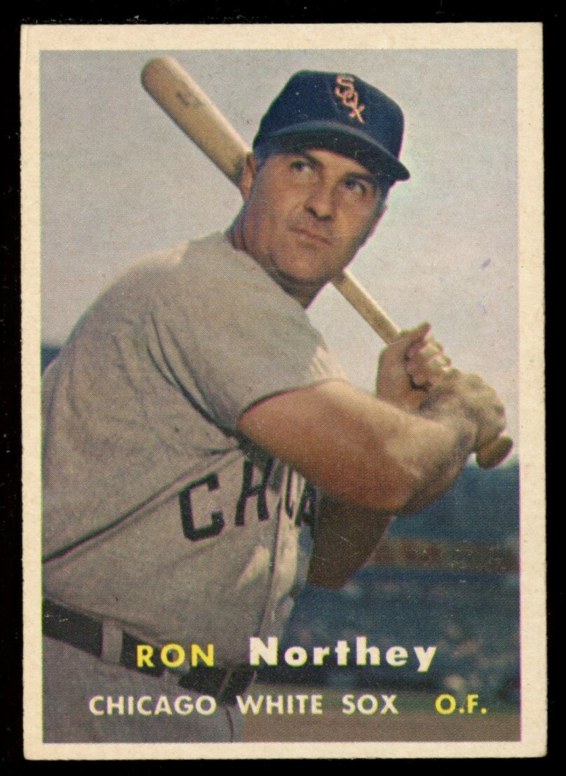 1957 Topps #31 Ron Northey VGEX **NICE CENTERING** (w/ corner ding