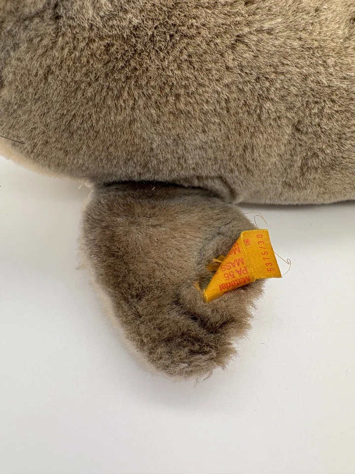 Steiff Robbe Seehund grau ROBBY 5375/30 Plüschtier Kuscheltier, ca. 33cm - Bild 3 von 4