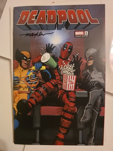 Deadpool #1 Mike Mayhew Signed Exclusive Limited To 3,000 With COA