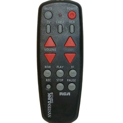 RCA UNIVERSAL REMOTE  CONTROL RC303 SystemLink Simple 3 Device TV CABLE VCR