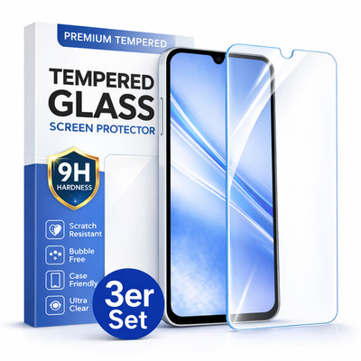 3x Panzerfolie 9H Schutzglas für Xiaomi Redmi 15C 5G Displayschutz Full Cover