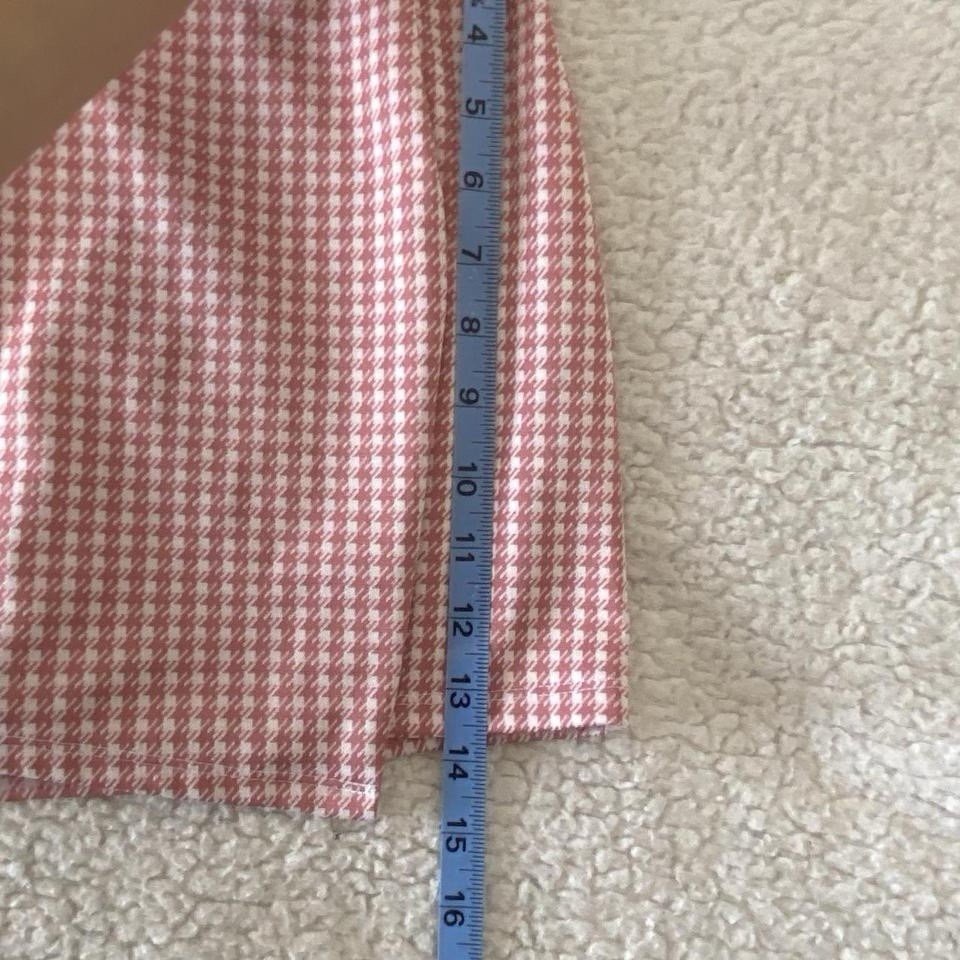 Iris pink and white houndstooth pattern skort! Pr… - image 7