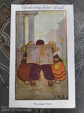 The Latest News - Dutch Children - 1919 Postcard - C & W FAULKNER
