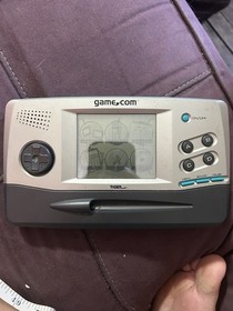 Tiger Gamecom Handheld Console System W/ Box, 3 Games, no Manual/Stylus Tested