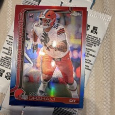 2025 Topps Chrome - Mason Graham #302 Red Rookie Cleveland Browns