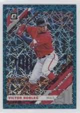 2019 Panini Donruss Optic Teal Velocity Prizm 19/35 Victor Robles #174 sl1