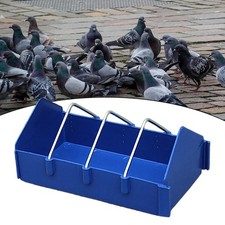 Pigeon Feeder Poultry Feeder Feeding Trough Removable Iron Wire Clips Storage