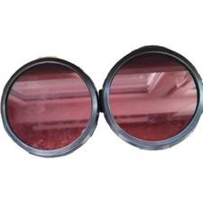 Outsert Linsen für FM12 Gasmaske Rot Außenring UK Gasmask FM12 SAS Fetish Gay