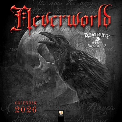 Alchemy: Neverworld Wall Calendar 2026 (Art Calendar) | Flame Tree Publishing