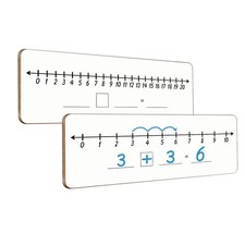 Dry Erase Number Line Whiteboard 4 x12 Double Sided White Board Feat