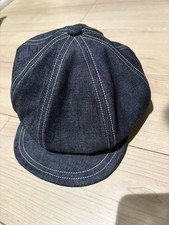 FREEWHEELERS & CO. Jam Buster Indigo Denim 8-Panel Casquette