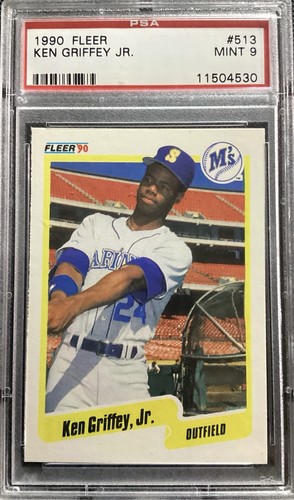 1990 Fleer - Ken Griffey Jr #513 PSA 9 Mint
