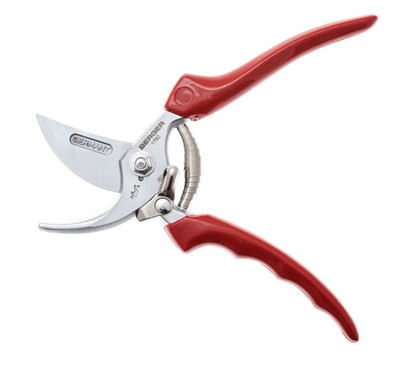 BERGER Professional Forged Pruner 22cm   Chrome Blade   One-Hand Lock   Germany