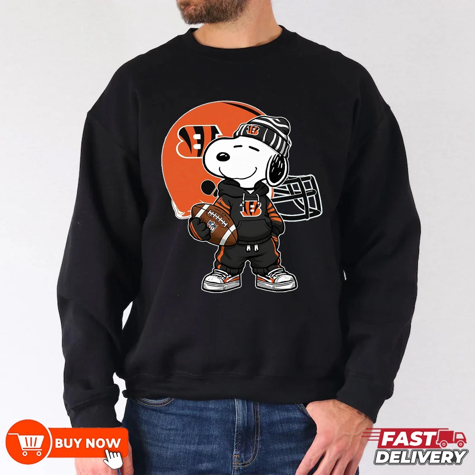 Cincinnati Bengals Football Sweatshirt