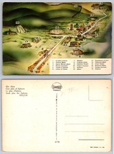 Continental Ephesus City Plan Turkey Postcard