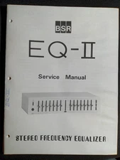 BSR EQ-II Equalizer Service Manual Original