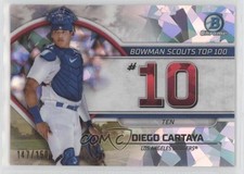 2023 Bowman Scouts Top 100 Atomic Refractor 147/150 Diego Cartaya #BTP-10 0vf5