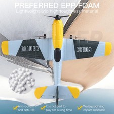Volantex BF109 2.4G 3CH RC Avión Control Remoto Luchador Acrobático RTF Planeador