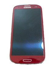 Smartphone Samsung Galaxy S III (S3) 16GB Rojo Android AT&T Bloqueado Código Desconocido