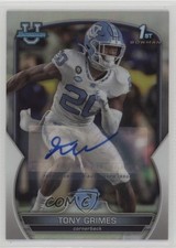 2022 Bowman U Chrome Prospect Refractor 9/499 Tony Grimes #75 Auto 15ou