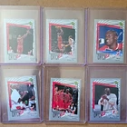 Michael Jordan Lot, 6-Sticker Card Lot, MJ Sticker Lot, Chicago Bulls, GOAT