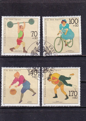 Bund MiNr. 1499-1502 Sporthilfe kpl. gestempelt M  10,00 #L172b