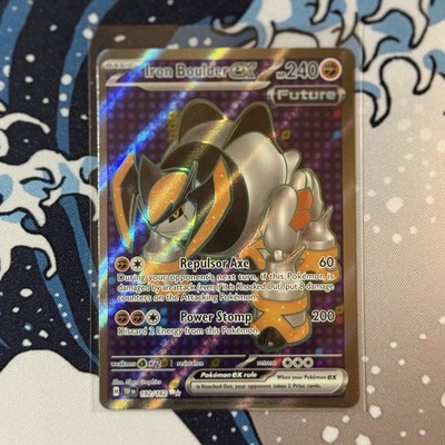 Iron Boulder EX 192/162 Ultra Rare Temporal Forces Raw Card NM