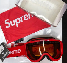 New FW15 Supreme x Smith Red Snow Goggles Ski Snowboard Motocross ATV NIB