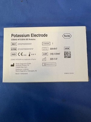 Roche Cobas Integra Series Potassium Electrode PN# 21029355001