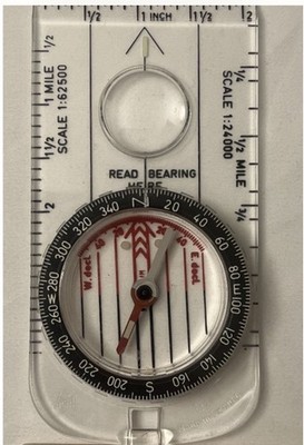 Vintage SILVA Type 3 Liquid Compass Made in Sweden